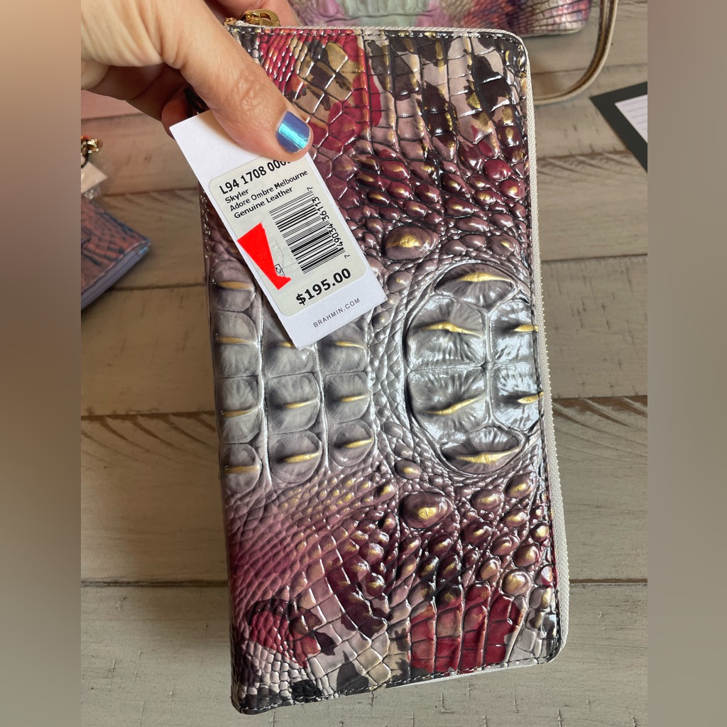 Nwt Brahmin Skyler Wallet/Clutch Purse